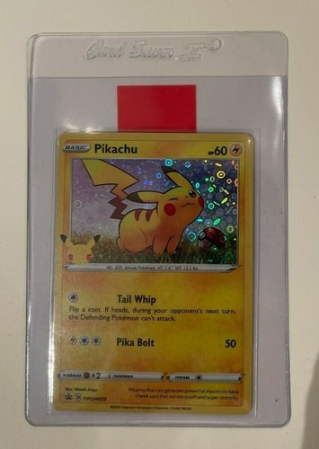 Pikachu promo karte pokémon - pikachu,