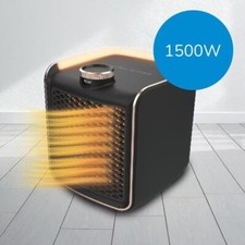 Livington HeatExpress Mini-Heizgerät im Würfelformat 1500W Heizung Heizlüfter