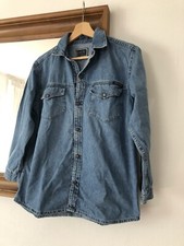 Knock out True  Vintage Jeans Hemd Denimblau Gr. XS /S