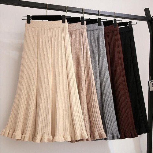 Damen midi faltenrock - midi,