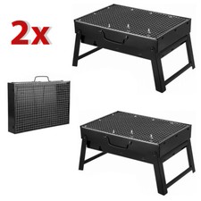 Tragbar klappbar anthrazit BBQ