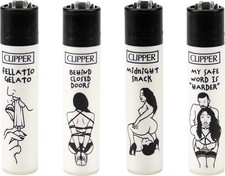 CLIPPER Feuerzeug - 4er Set -