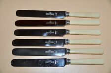 J. Rodgers&Sons Sheffield England 6 Speise-Messer - 24 cm - Bakelitgriff -alt