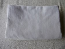 ALTES Bettlacken/Betttuch  weiß ca. 1,90 m x ca. 1,46 m