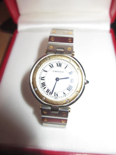 Cartier santos ronde stahl - cartier,