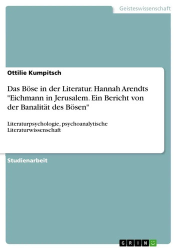 Das böse der literatur - böse, in