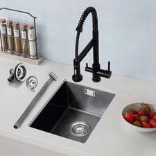 40 x 34 cm Schwarz Unterbau