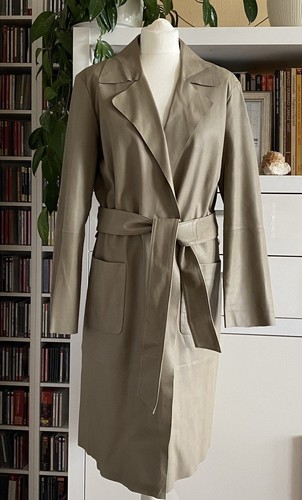 Madeleine leder trenchcoat - leder,
