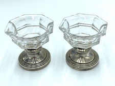 Seltenes ART DECO 2er Set Salieren von CHRISTOFLE Paris VERSILBERT