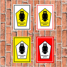 Schild Naturschutzgebiet -