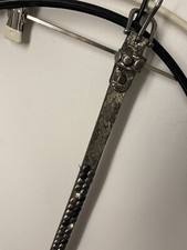 Italienische Mode Gürtel Silber 95cm