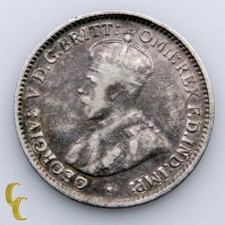 1921 Australien 3 Pence Münze