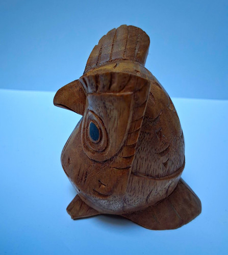 Eule holzfigur dekofigur - eule,