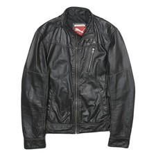 Puma Herren Schwarz Leder