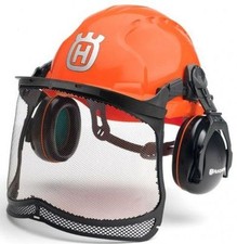 Husqvarna Forsthelm Classic mit Visier und Gehörschutz für Motorsäge/ Neu/ OVP