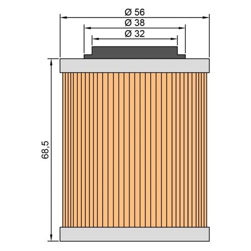 Twin air oilfilter für - für, atv