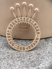 #1665 ORIGINAL ROLEX 3035 DATUMSSCHEIBE DATE DISC GOLD THIN OPEN 6 & 9 VINTAGE