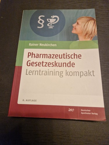 Pharmazeutische gesetzeskunde - pharmazeutische,