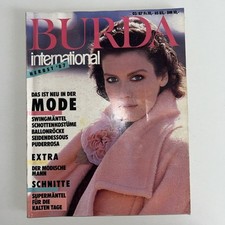 BURDA  INTERNATIONAL  Herbst 1987 Modeheft mit Schnittmuster Top