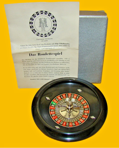 Roulettespiel 1950er bakelit - roulettespiel,