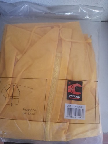 Regen jacke gelb xxl ovp - regen,
