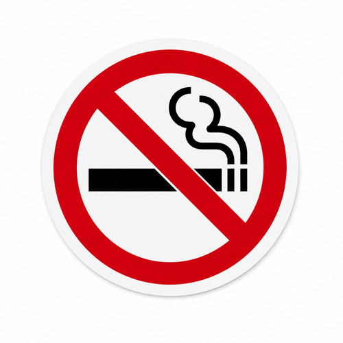 Rauchen verboten aufkleber - verboten, no
