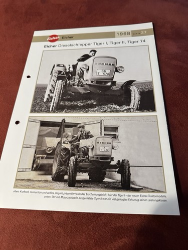 Eicher traktor dieselschlepper - traktor,