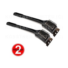 BBQ Grill Robuste Drahtreinigungsbürste mit Edelstahlschaber