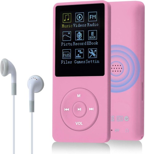 Mp3 player 8gb rosa - 8gb, tragbarer