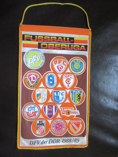 Wimpel ddr fussball - ddr, oberliga