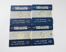 VIEW MASTER  4 STÜCK SCHEIBEN STEREOBILDER 3D BILD SAMMELOBJEKT