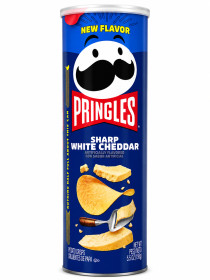 Pringles sharp white cheddar - pringles,
