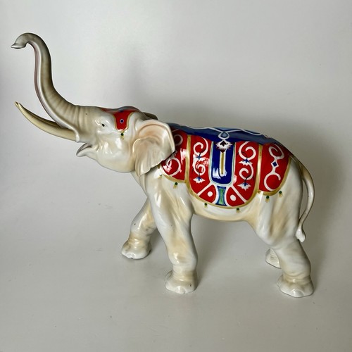 Großer elefant porzellanfigur - großer,
