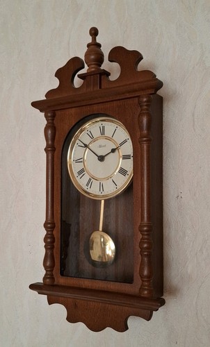 Wanduhr röm ziffern holz - wanduhr,