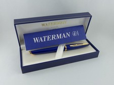 Vintage Kugelschreiber Waterman Carene Paris (Blau / Gold) mit Box