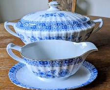 Suppenterrine Sauciere China Blau /Seltmann Weiden Dorothea
