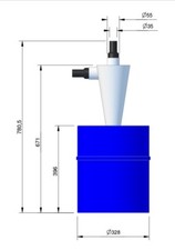 BZT Zyklon-Abscheider 30L