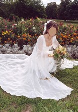 Hochzeitskleid Gr. 34 creme