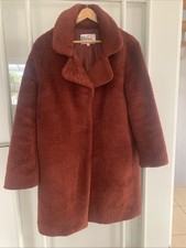 Damen Teddy Mantel Winter