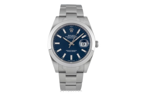 Rolex datejust blue - 41,