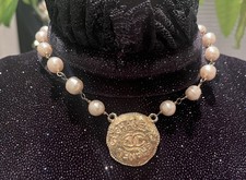 100% 🌟Chanel Collier Perlen