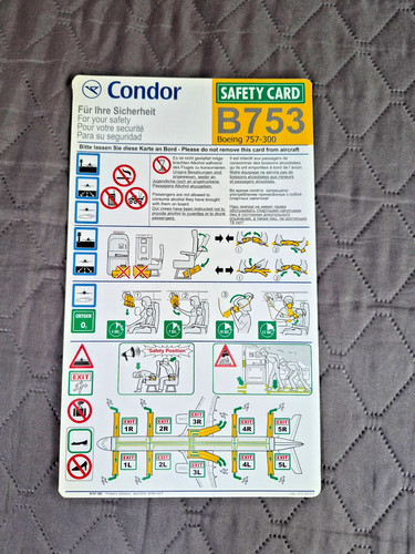 Airline safety condor - airline, b