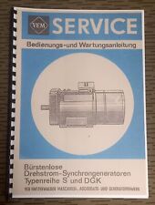 NVA VEM GAD 20 NOTSTROMAGGREGAT  GAD 15 GENERATOR ,ROBUR ,RS09,FORTSCHRITT,