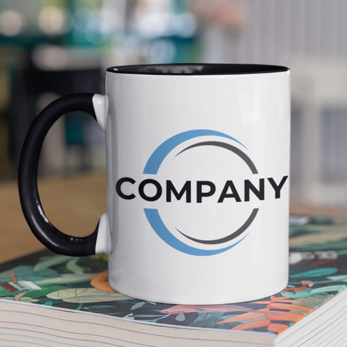 Personalised company logo mug - logo,