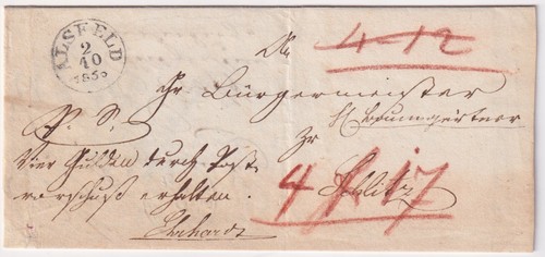 Vorphilatelie thurn taxis - vorphilatelie, &