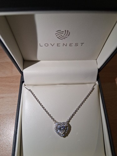 Herzkette halskette silber - ,