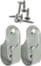 2 Schrankrohrlager silber