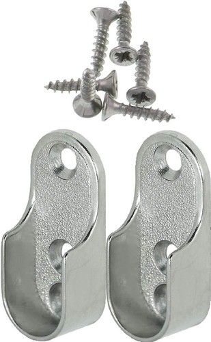 Schrankrohrlager silber - 2,