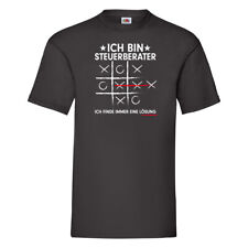Lösung finden: Steuerberater | Steuern T-Shirt Schwarz