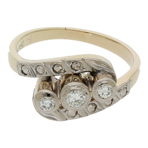 Vintage ring 20 ct - ca.,
